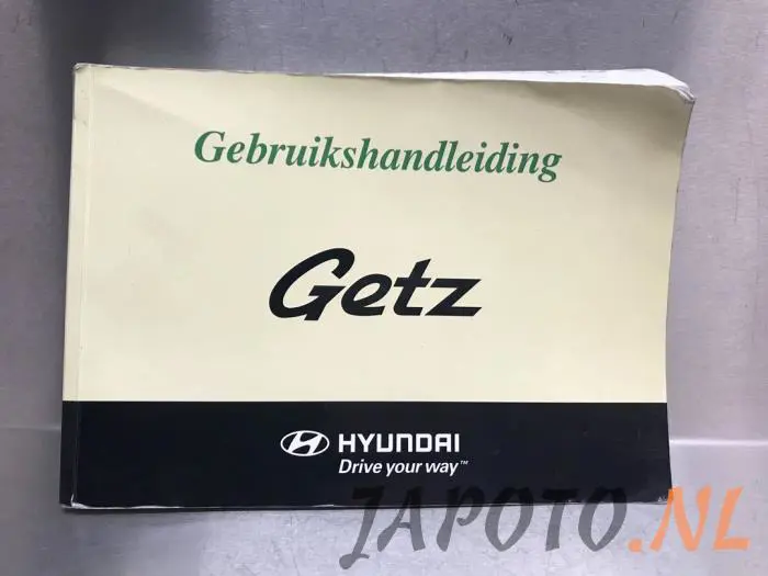 Instruction Booklet Hyundai Getz