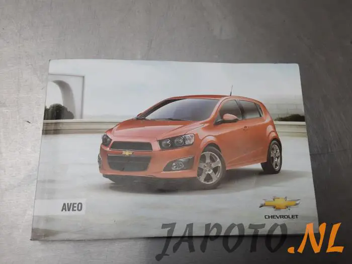 Instruction Booklet Chevrolet Aveo