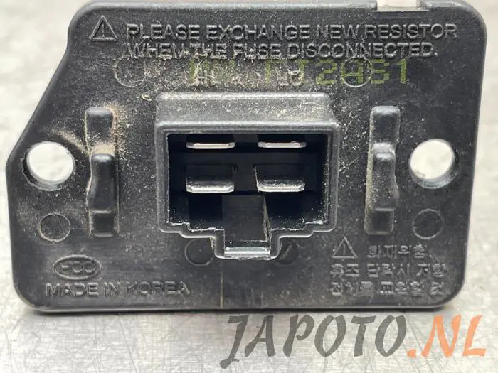 Heater resistor Hyundai I20