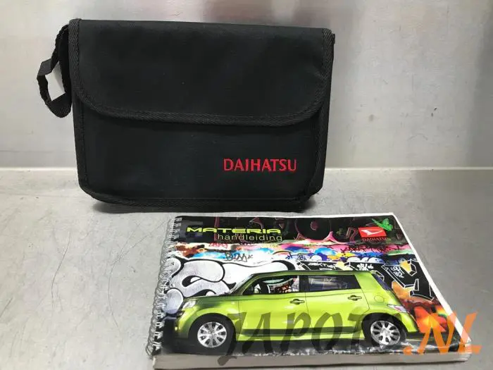 Instruction Booklet Daihatsu Materia