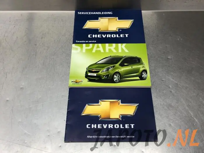Instruction Booklet Chevrolet Spark