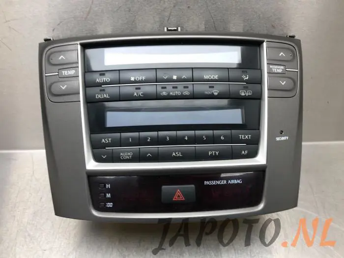 Heater control panel Lexus IS 250