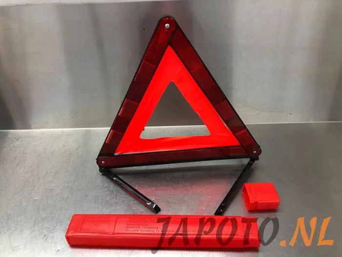 Warning triangle Toyota Prius