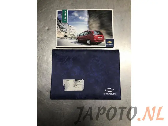 Instruction Booklet Chevrolet Tacuma